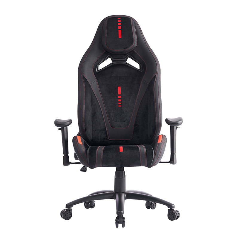 XL-1057 2D Lakťová opierka čierna brúsená koža ergonomická herná stolička