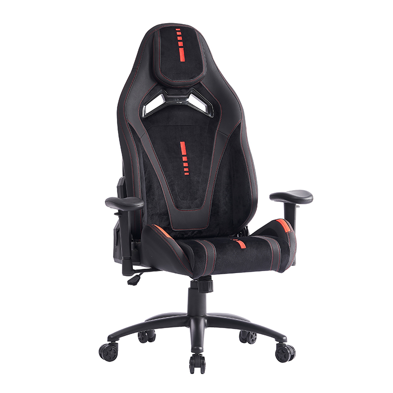 XL-1057 2D Lakťová opierka čierna brúsená koža ergonomická herná stolička