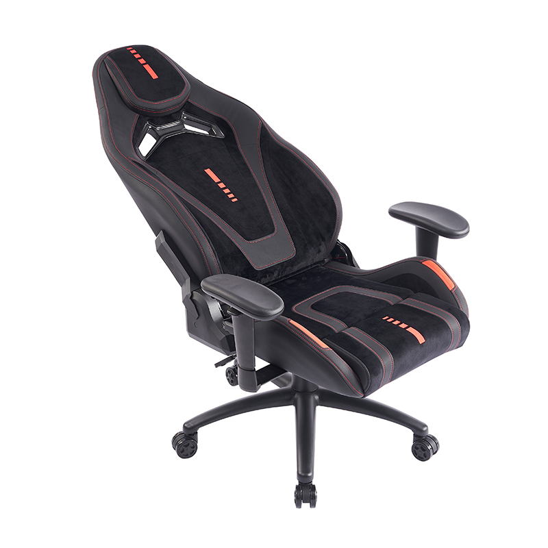 XL-1057 2D Lakťová opierka čierna brúsená koža ergonomická herná stolička